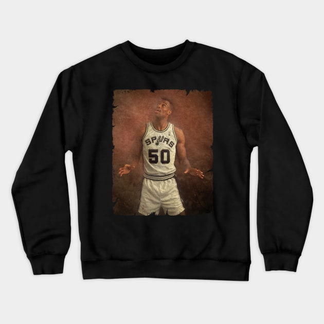 David Robinson #50 Spurs '1996' Crewneck Sweatshirt by Wendyshopart